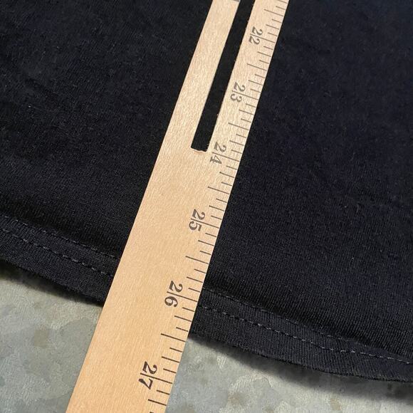 McDonalds Saweetie Crew Tee Shirt Medium Black Cotton Crewneck Logo Fast Food - Picture 8 of 8